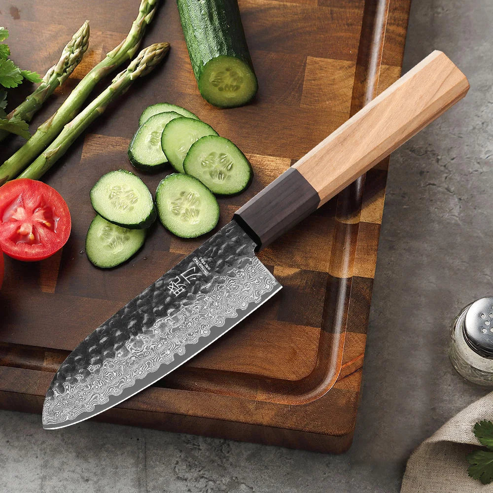 5" Santoku Knife 67 Layer Japanese Damascus Steel