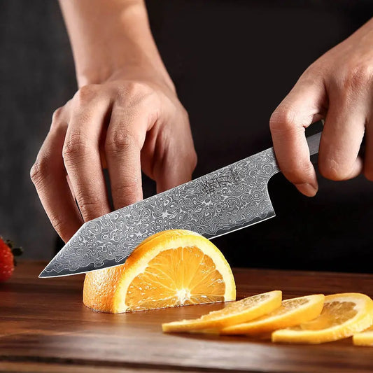 5-inch Utility Knife Japanese 67 Layer Damascus Steel