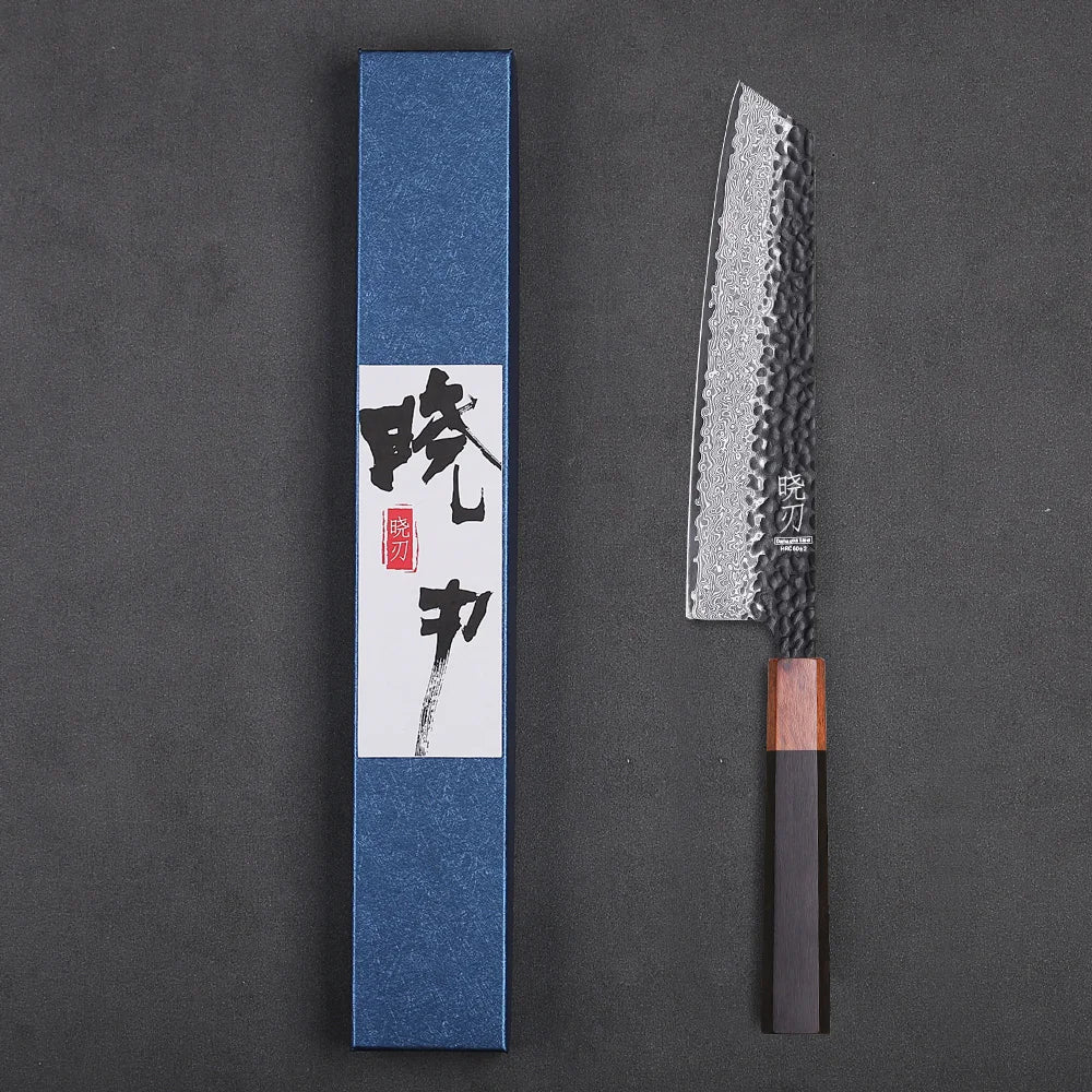 8.2" Japanese Kiritsuke Chef Knife Damascus Steel