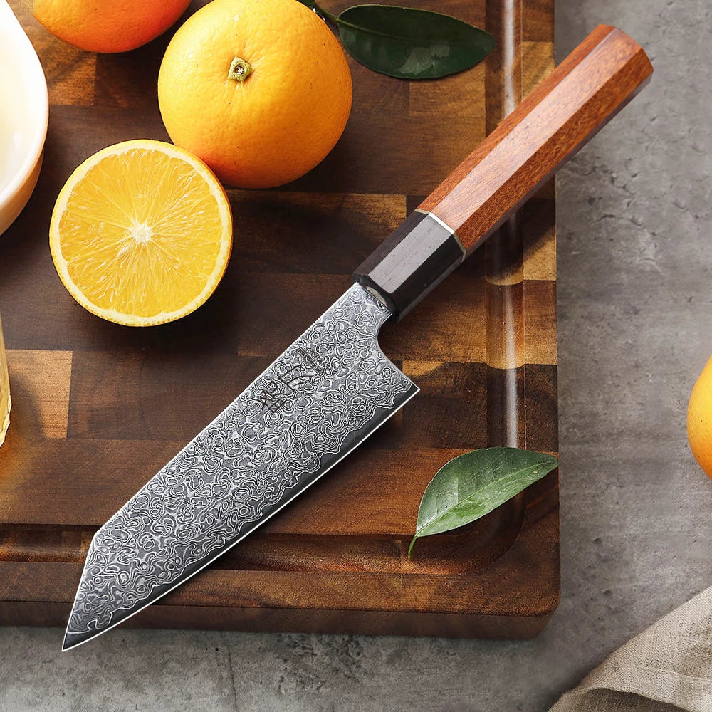 5-inch Utility Knife Japanese 67 Layer Damascus Steel