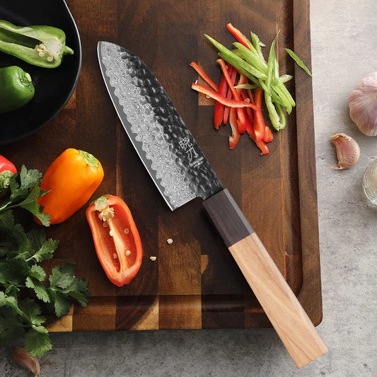 5" Santoku Knife 67 Layer Japanese Damascus Steel