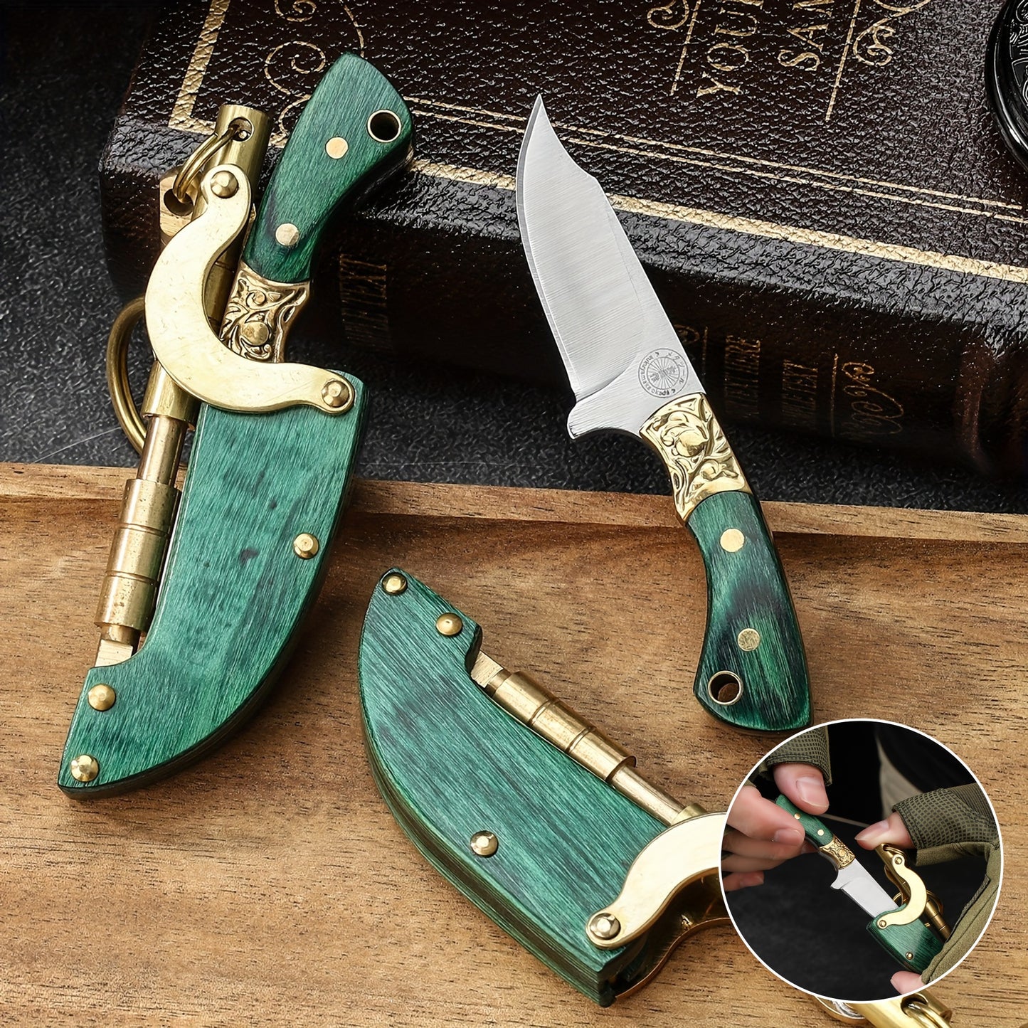 Mini Portable Pocket Knife with Sheath