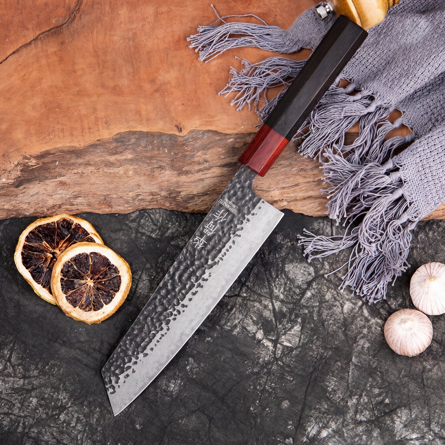 Damascus Kiritsuke Bunka Knife