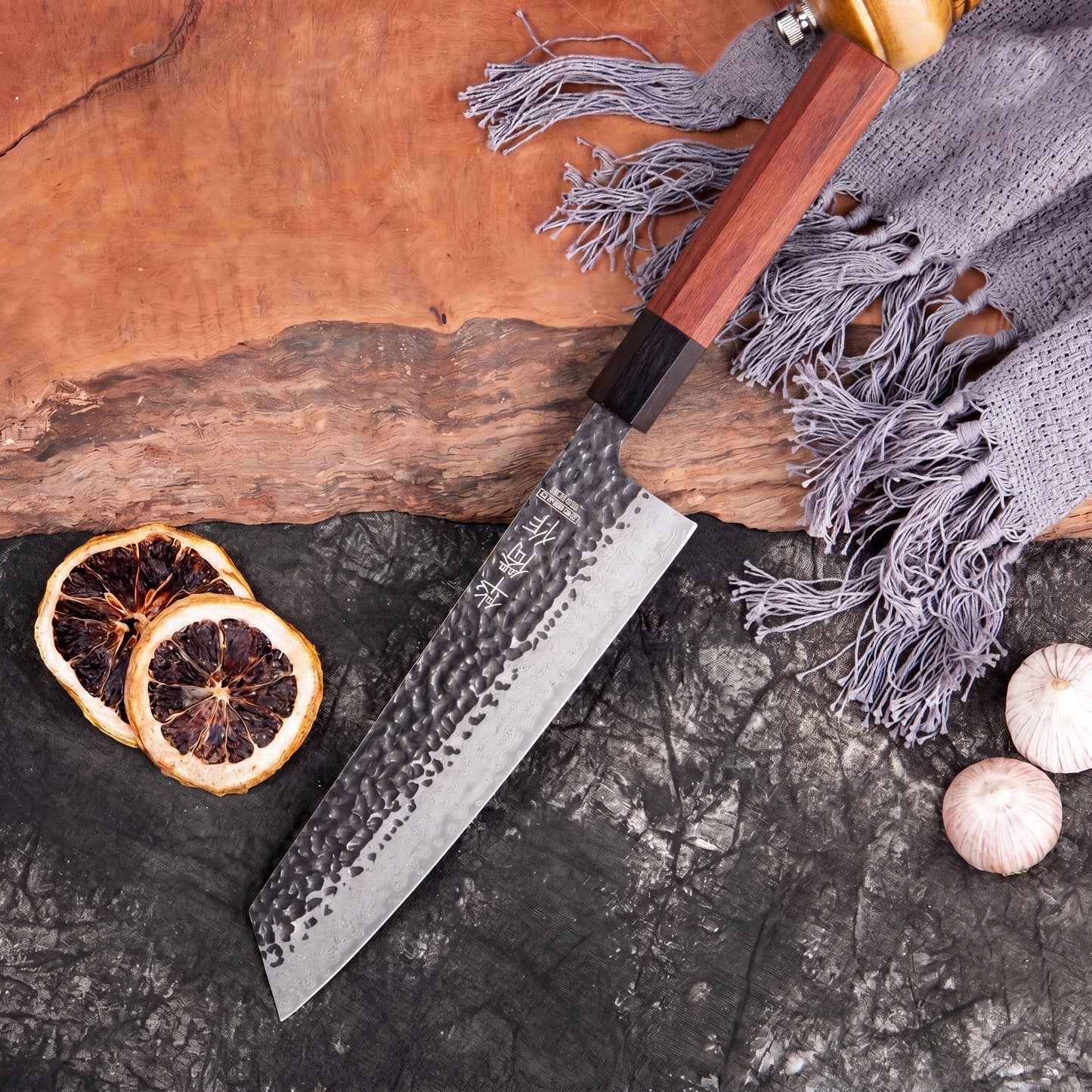 Damascus Kiritsuke Bunka Knife