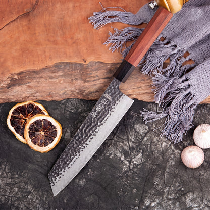 Damascus Kiritsuke Bunka Knife