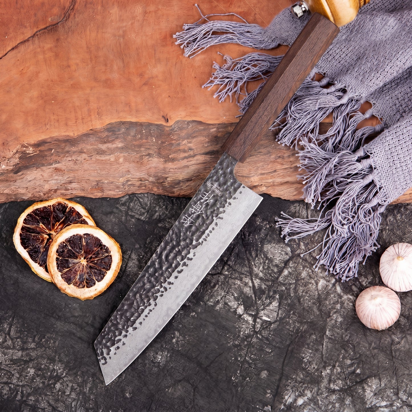 Damascus Kiritsuke Bunka Knife