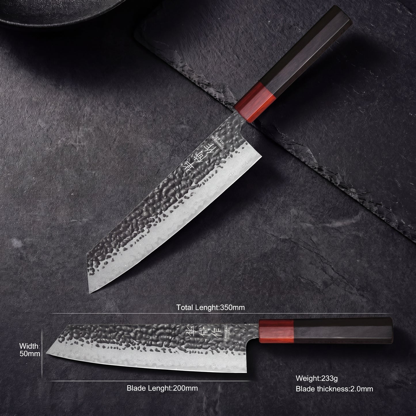 Damascus Kiritsuke Bunka Knife